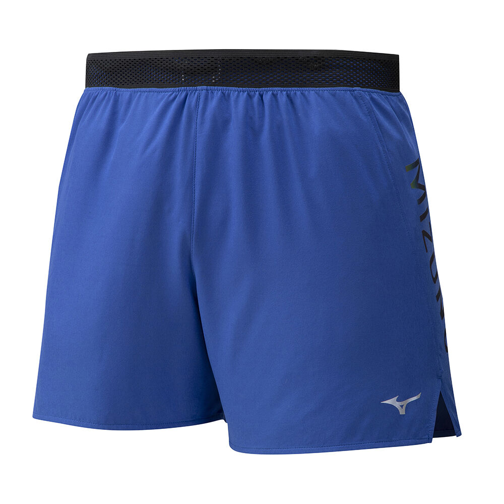 Calções Mizuno Running Aero 4.5 - Homem - Azuis - PBNXL0639